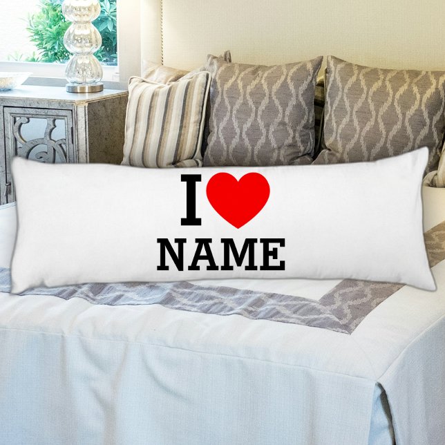 I Heart Name Body Pillow (Creator Uploaded)