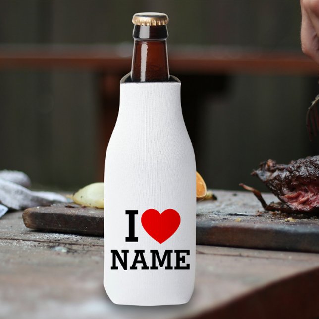 I Heart Name Bottle Cooler (Creator Uploaded)