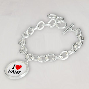 I Heart Name Bracelet