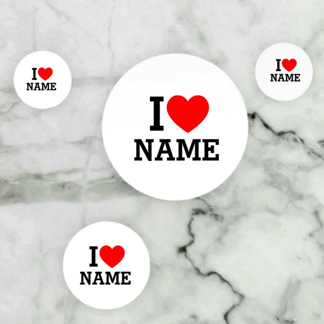 I Heart Name Confetti (Creator Uploaded)