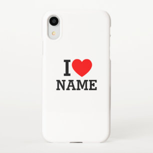 I Heart Name iPhone XR Case