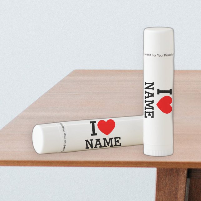 I Heart Name Lip Balm (Creator Uploaded)