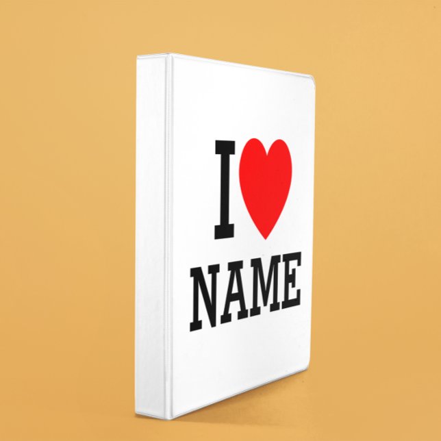 I Heart Name Mini Binder (Creator Uploaded)