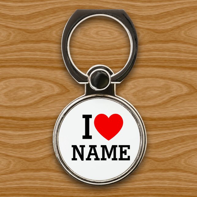 I Heart Name Phone Ring Stand (Creator Uploaded)