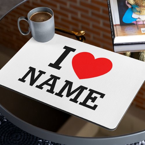 I Heart Name Placemat