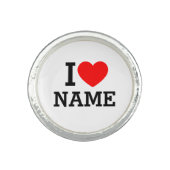 I Heart Name Ring (Front)
