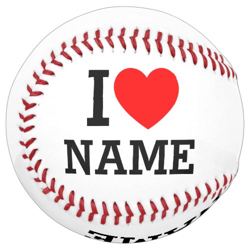 I Heart Name Softball