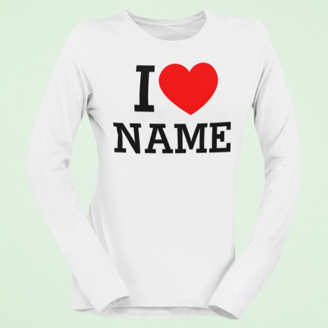 I Heart Name T-Shirt (Creator Uploaded)
