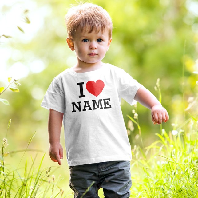 I Heart Name Toddler T-shirt (Creator Uploaded)