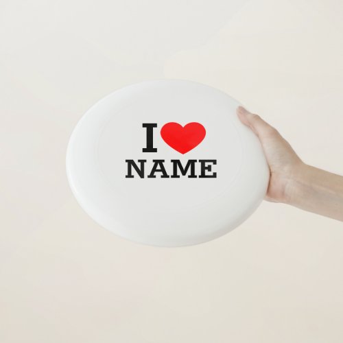 I Heart Name Wham_O Frisbee