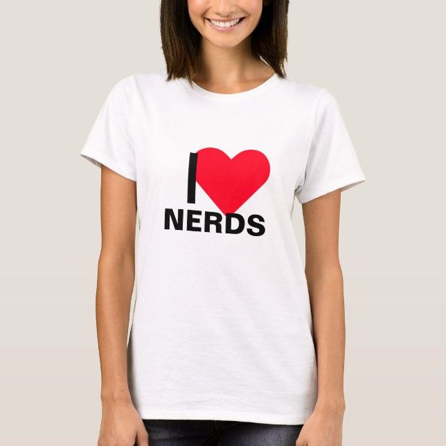 I Heart Nerds T-Shirt (Front)