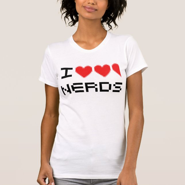 I Heart Nerds T-Shirt (Front)
