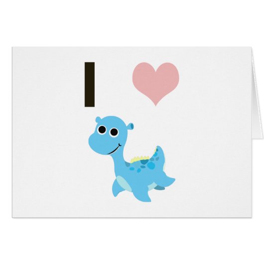 I Heart Nessie Cards (Front Horizontal)