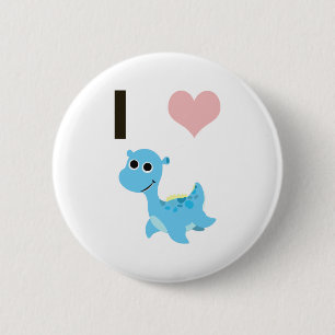 I Heart Nessie Pinback Button