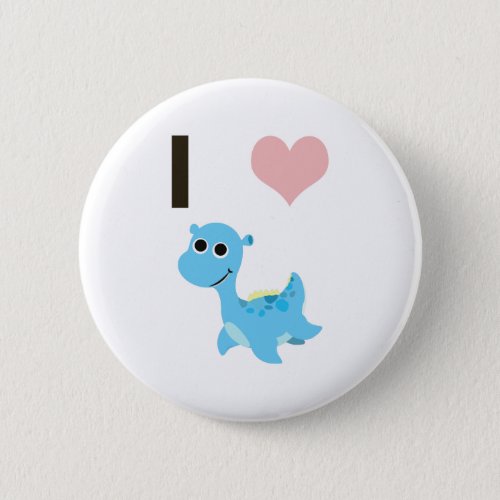 I Heart Nessie Pinback Button