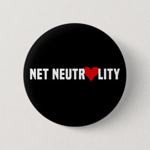 I Heart Net Neutrality Button