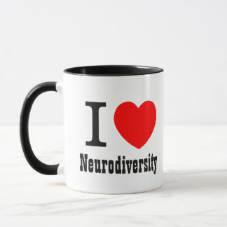 I Heart Neurodiversity/I LOVE Neurodiversity Mug
