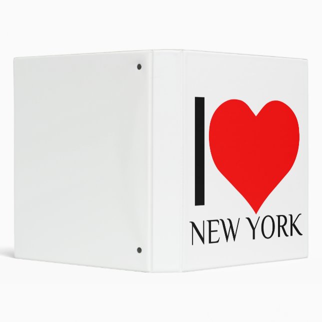 I HEART NEW YORK 3 RING BINDER (Background)