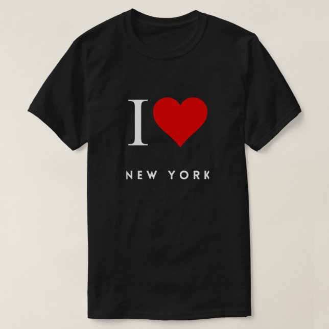 I Heart New York blk Mens T-Shirt (Design Front)