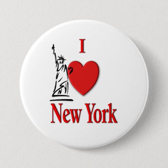 I Heart New York Button (Front)