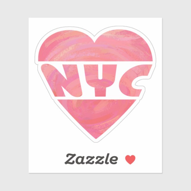 I Heart New York City Sticker (Sheet)