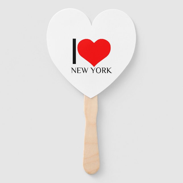 I HEART NEW YORK HAND FAN (Front)