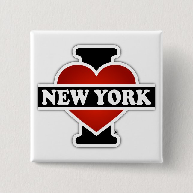 I Heart New York Pinback Button (Front)