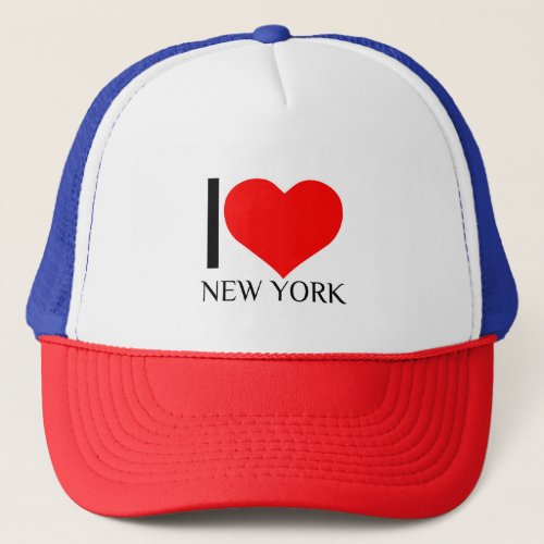 I HEART NEW YORK TRUCKER HAT