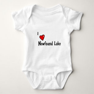 I Heart Newfound Lake Baby Bodysuit