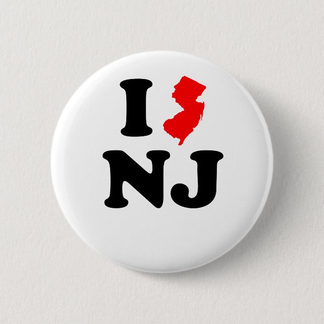 I Heart NJ Button (Front)