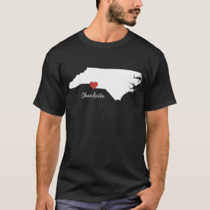 I Heart North Carolina - Customizable City T-Shirt
