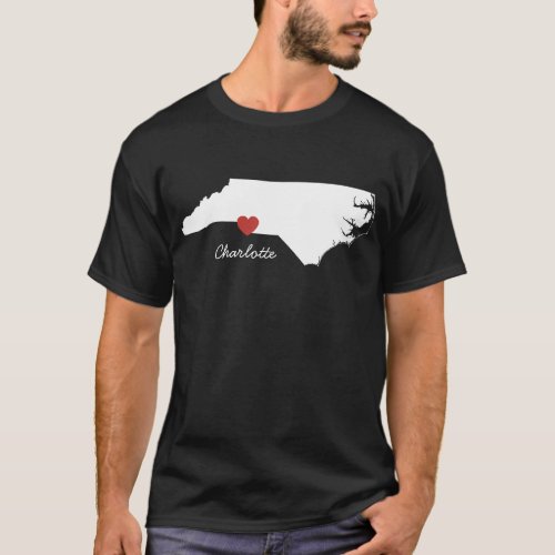 I Heart North Carolina _ Customizable City T_Shirt