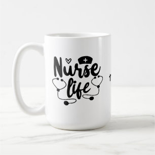 I Heart Nurse Life Funny Nurse Coffee Mug