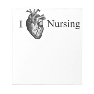 I Heart Nursing Notepad