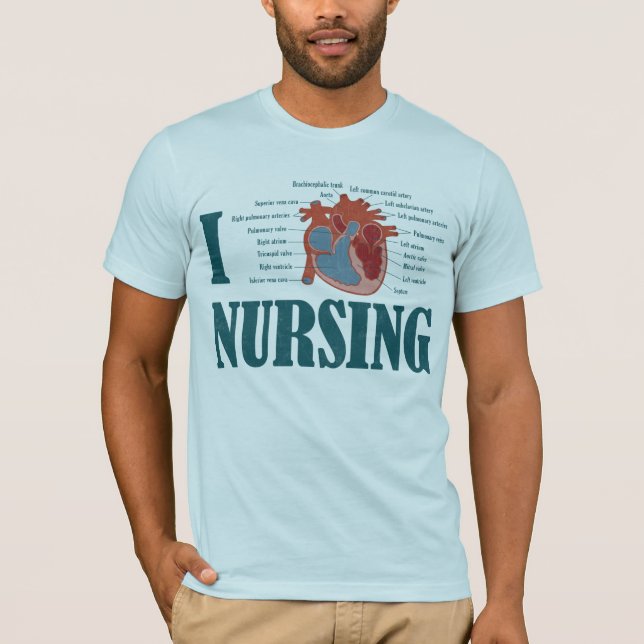 I Heart NURSING T-Shirt (Front)