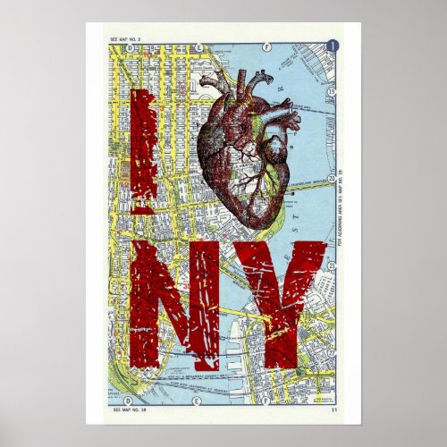 I Heart NY Poster
