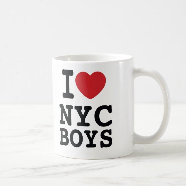 I Heart NYC Boys Coffee Mug (Right)
