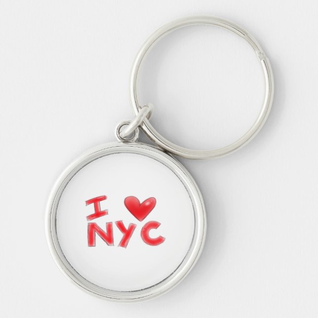 I Heart NYC Classic Keychain (Front)