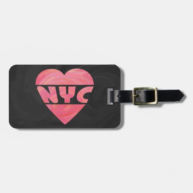 I Heart NYC Luggage Tag (Front Horizontal)