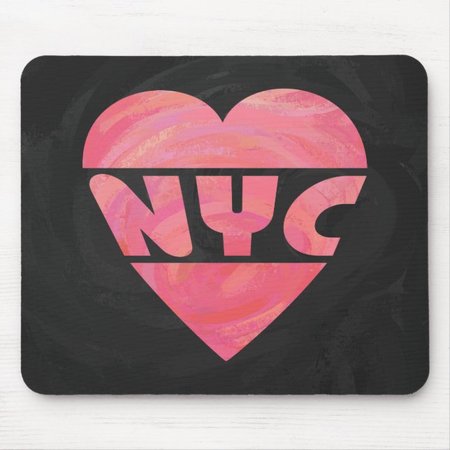 I Heart NYC Mouse Pad (Front)