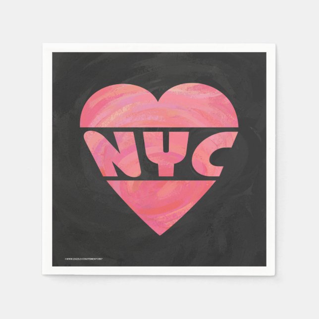 I Heart NYC Napkins (Front)