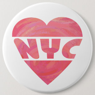 I Heart NYC Pinback Button