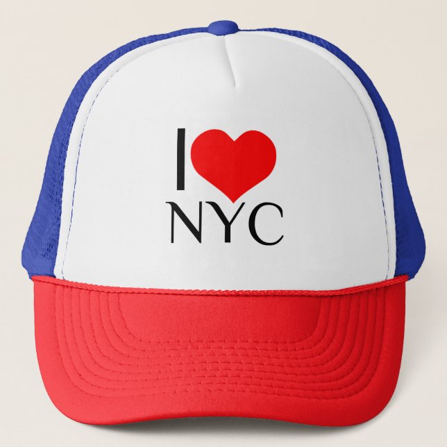 I HEART NYC TRUCKER HAT (Front)