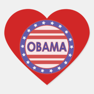 I Heart OBAMA Sticker
