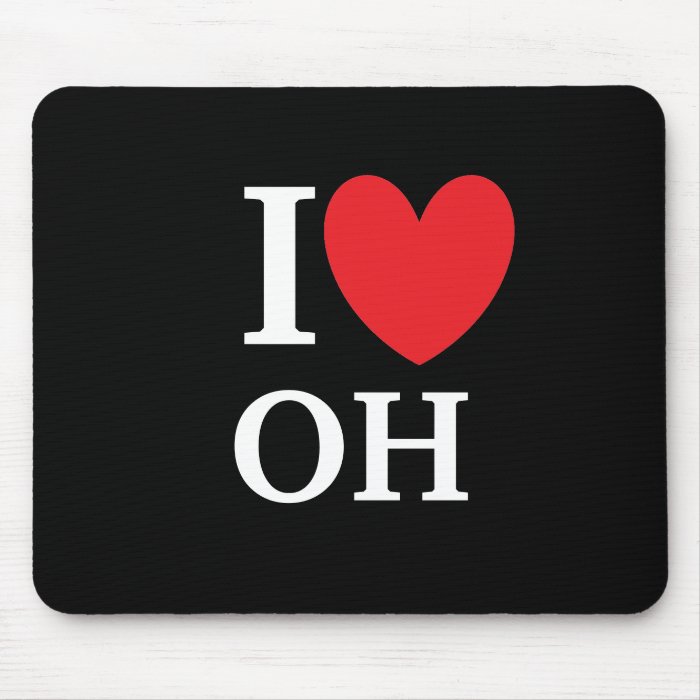 I Heart Ohio Mousepad