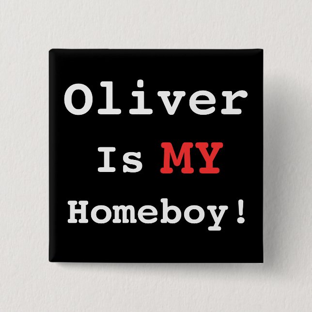 I Heart Oliver! Button (Front)