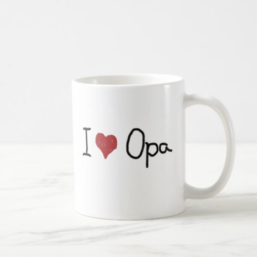 I Heart Opa Mug