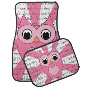 Love Owl Car Floor Mats Zazzle