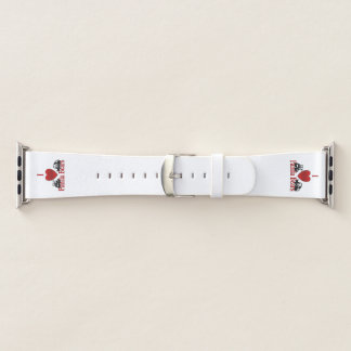 I Heart Panda Bears Apple Watch Band