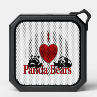 I Heart Panda Bears Fun Bluetooth Speaker